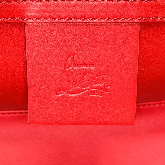 Christian Louboutin Mini Paloma Spikes Leather Top Handle/ Shoulder Bag - Picture 7 of 8